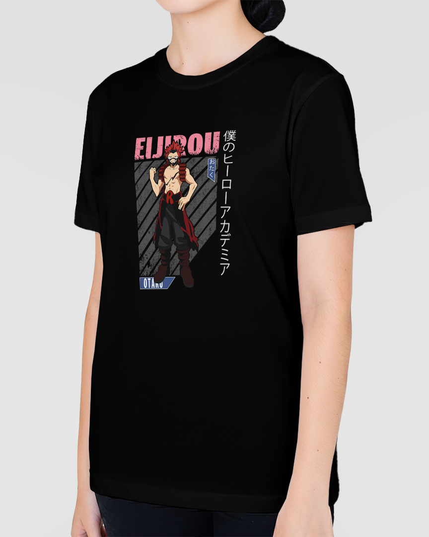 Camiseta Boku no hero Eijirou kirishima Hard Unissex