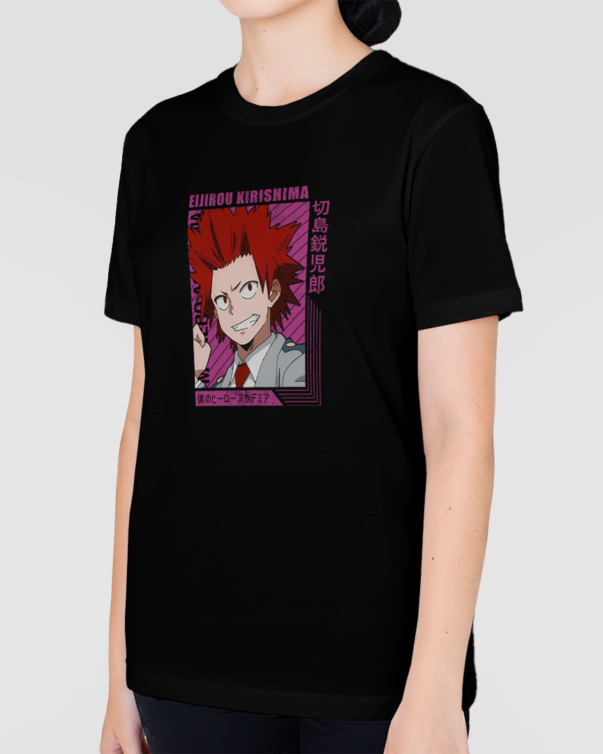 Camiseta Boku no hero Eijirou kirishima My hero Academy Unissex