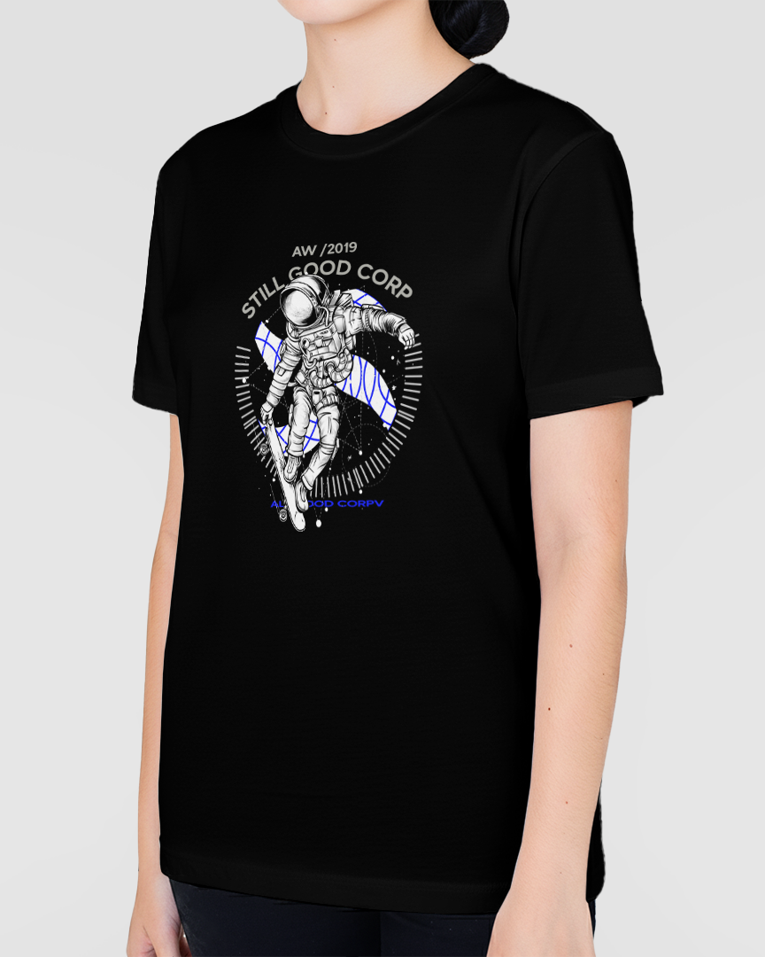 Camiseta Astronauta De Sk8 em órbita Skate Unissex