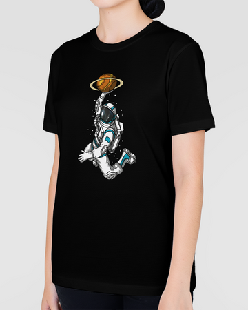 Camiseta Astronauta Baskett Unissex