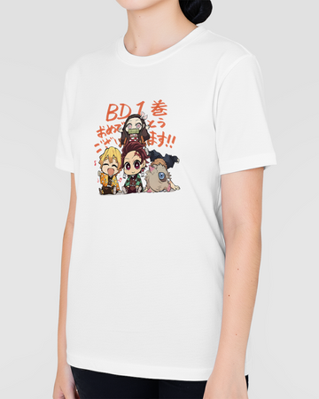 Camiseta Kimetsu no Yaiba Babys Demon Slayer Unissex