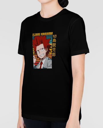 Camiseta Boku no hero Eijirou kirishima Unissex