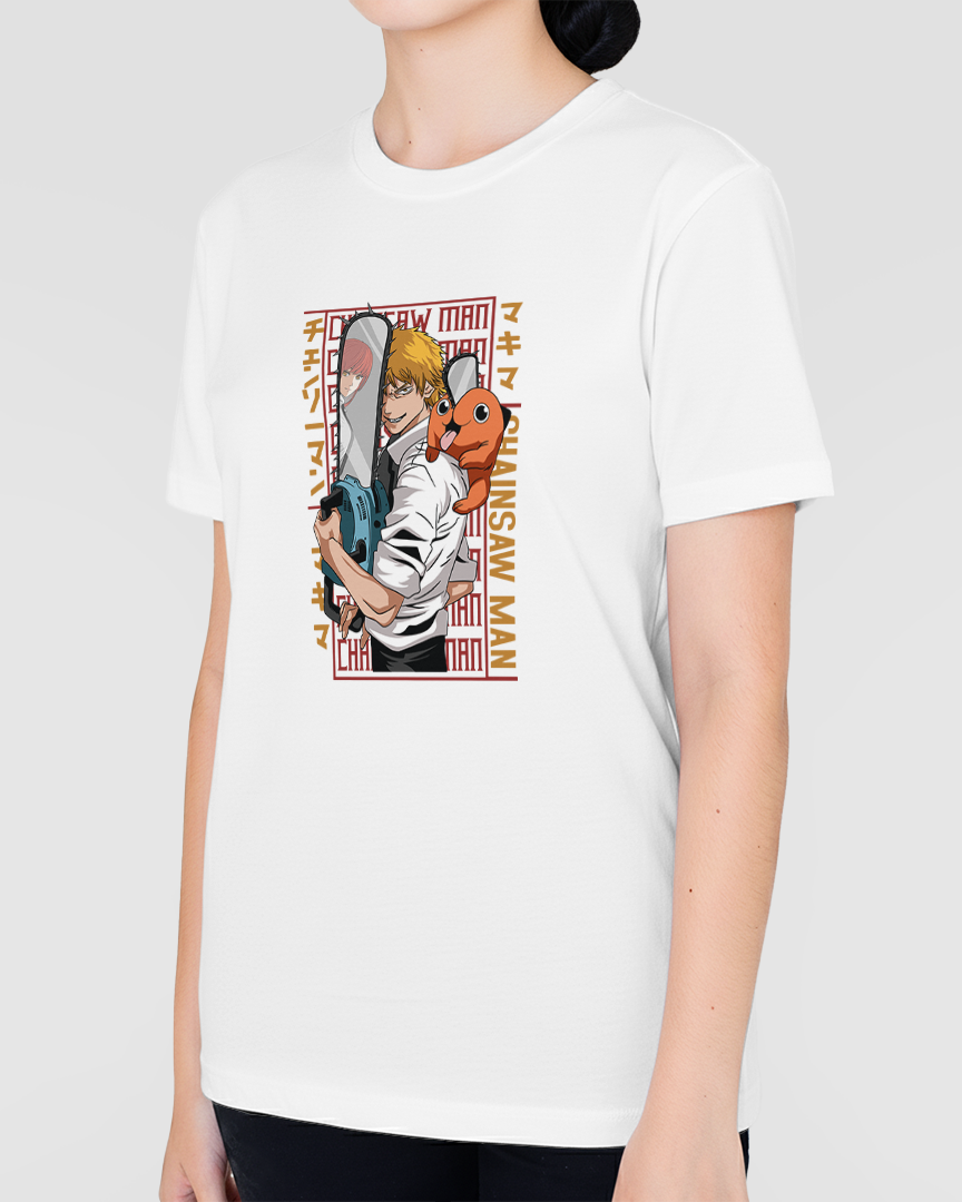 Camiseta Chainsaw Man Motosserra denji Unissex