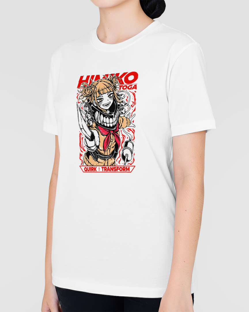 Camiseta Boku no hero Himiko Cute knife Unissex