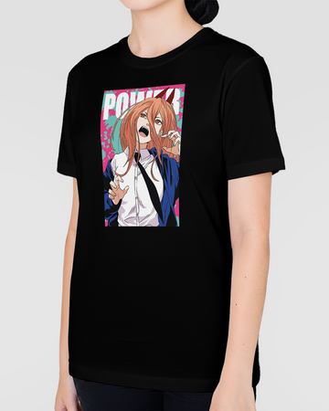 Camiseta Chainsaw Man Power Cute Unissex