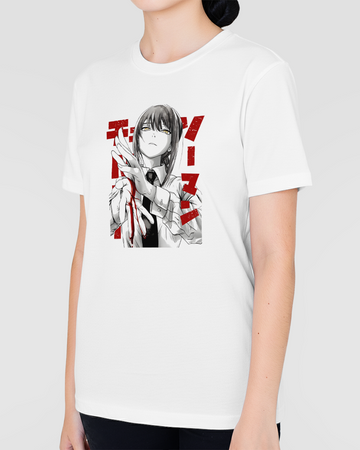 Camiseta Chainsaw Man Makima Blood Unissex