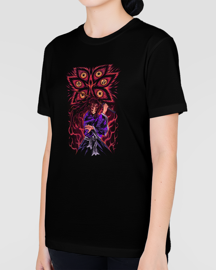 Camiseta Kimetsu no Yaiba Kokushibo Demon Slayer Unissex