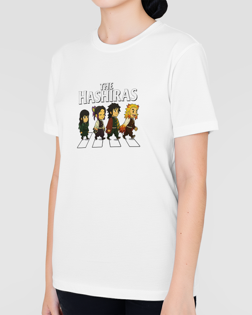 Camiseta Kimetsu no Yaiba Hashiras beatles Demon Slayer Unissex