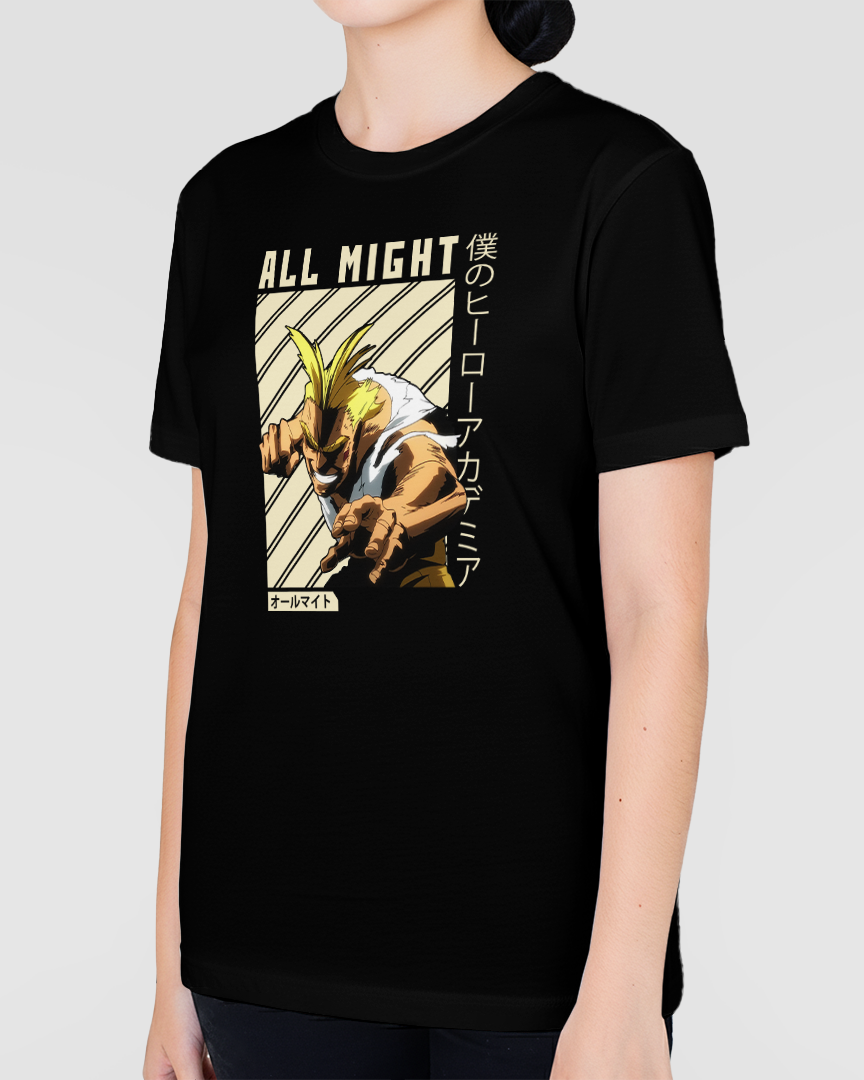 Camiseta Boku no hero All Might Two Unissex