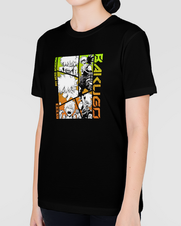 Camiseta Boku no hero Bakugo Explosion Unissex