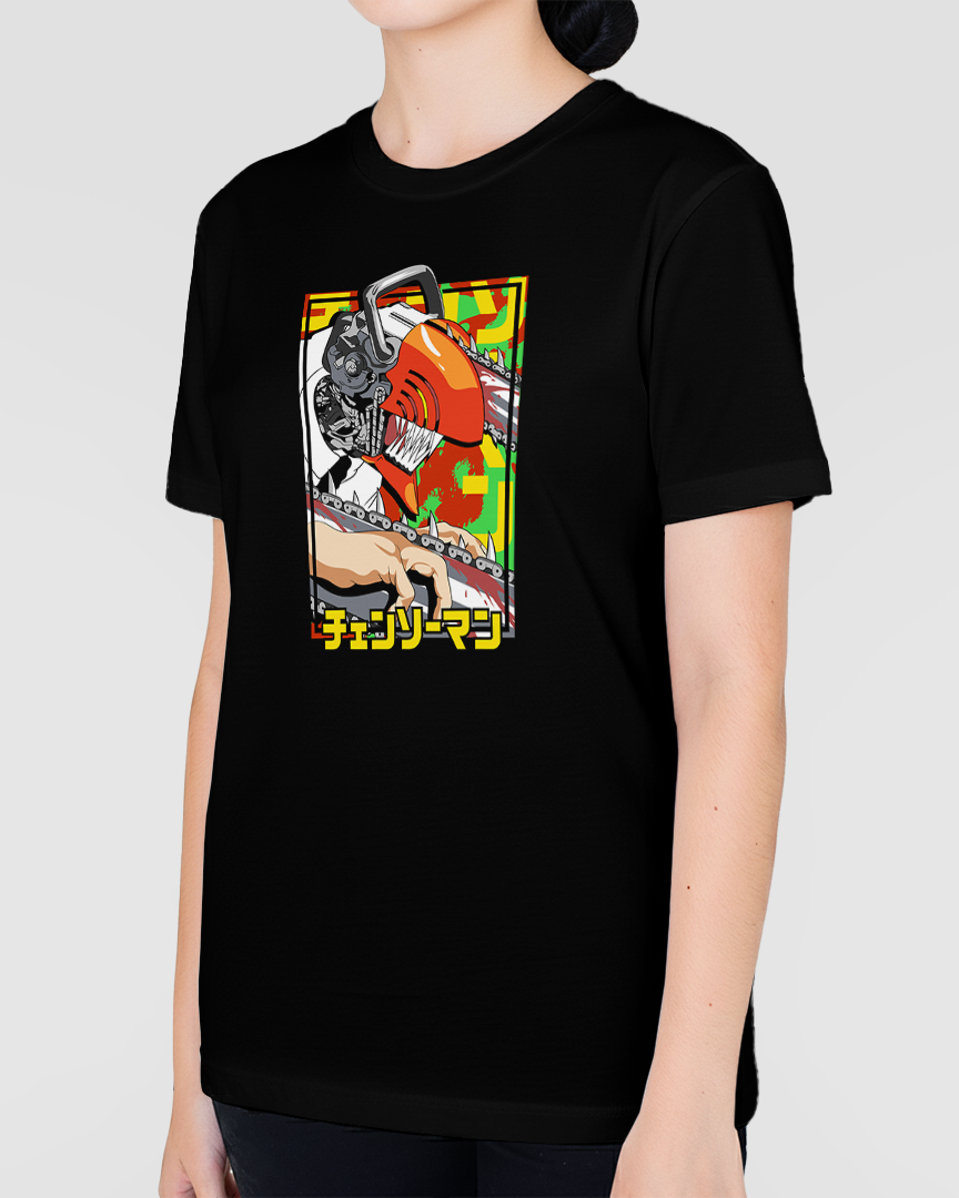 Camiseta Chainsaw Man Motosserra Unissex