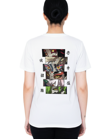 Camiseta Kimetsu no Yaiba Kajins Demon Slayer Unissex