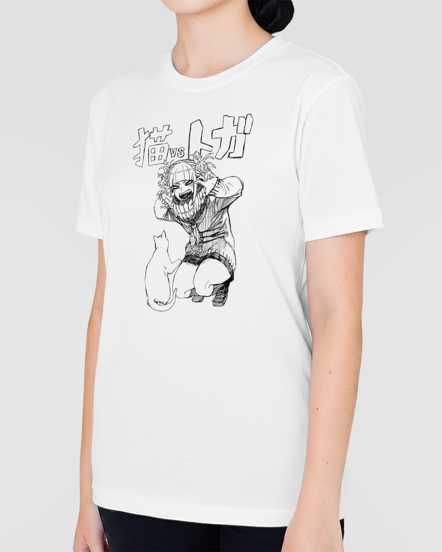 Camiseta Boku no hero Himiko e Toga Unissex