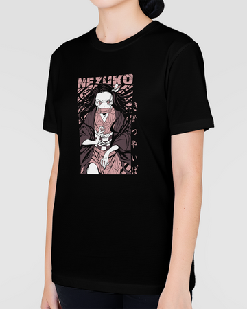 Camiseta Kimetsu no Yaiba Nesuko kamado Demon Slayer Unissex
