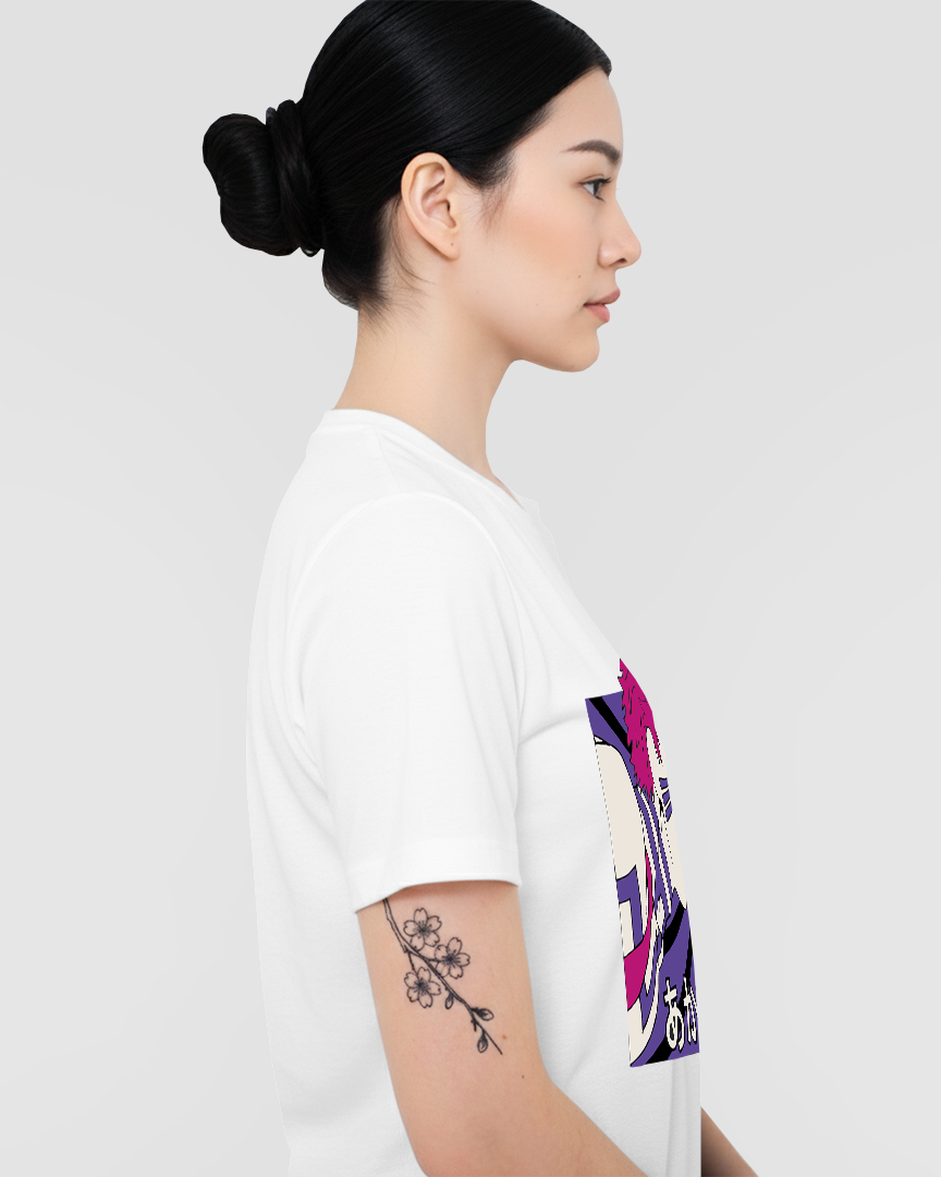 Camiseta Kimetsu no Yaiba AKASA Stile Demon Slayer Unissex