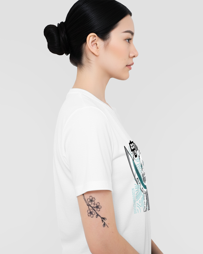 Camiseta Kimetsu no Yaiba Inosuke crazy Demon Slayer Unissex