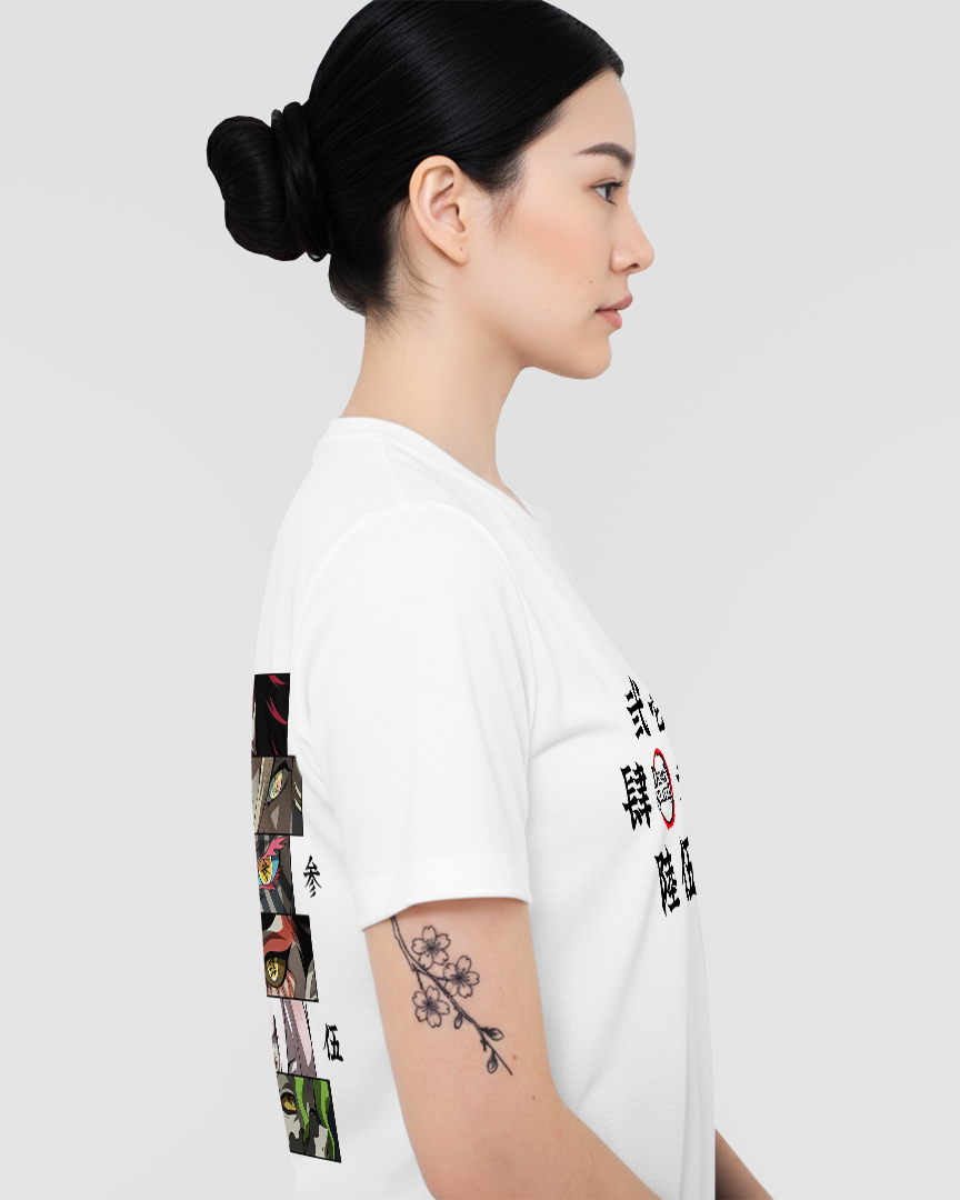 Camiseta Kimetsu no Yaiba Kajins Demon Slayer Unissex