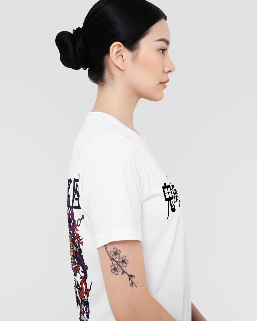 Camiseta Kimetsu no Yaiba AKASA Aura Demon Slayer Unissex