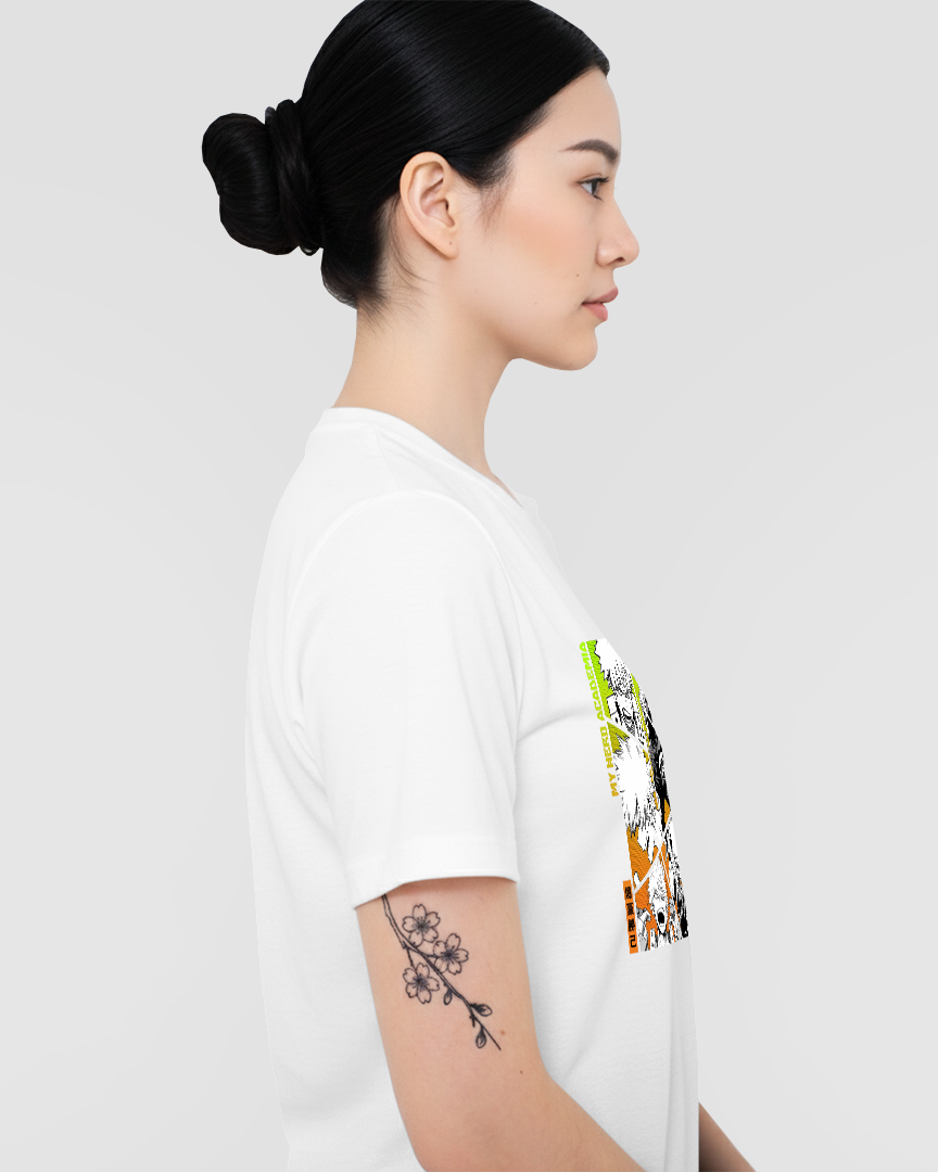 Camiseta Boku no hero Bakugo Explosion Unissex