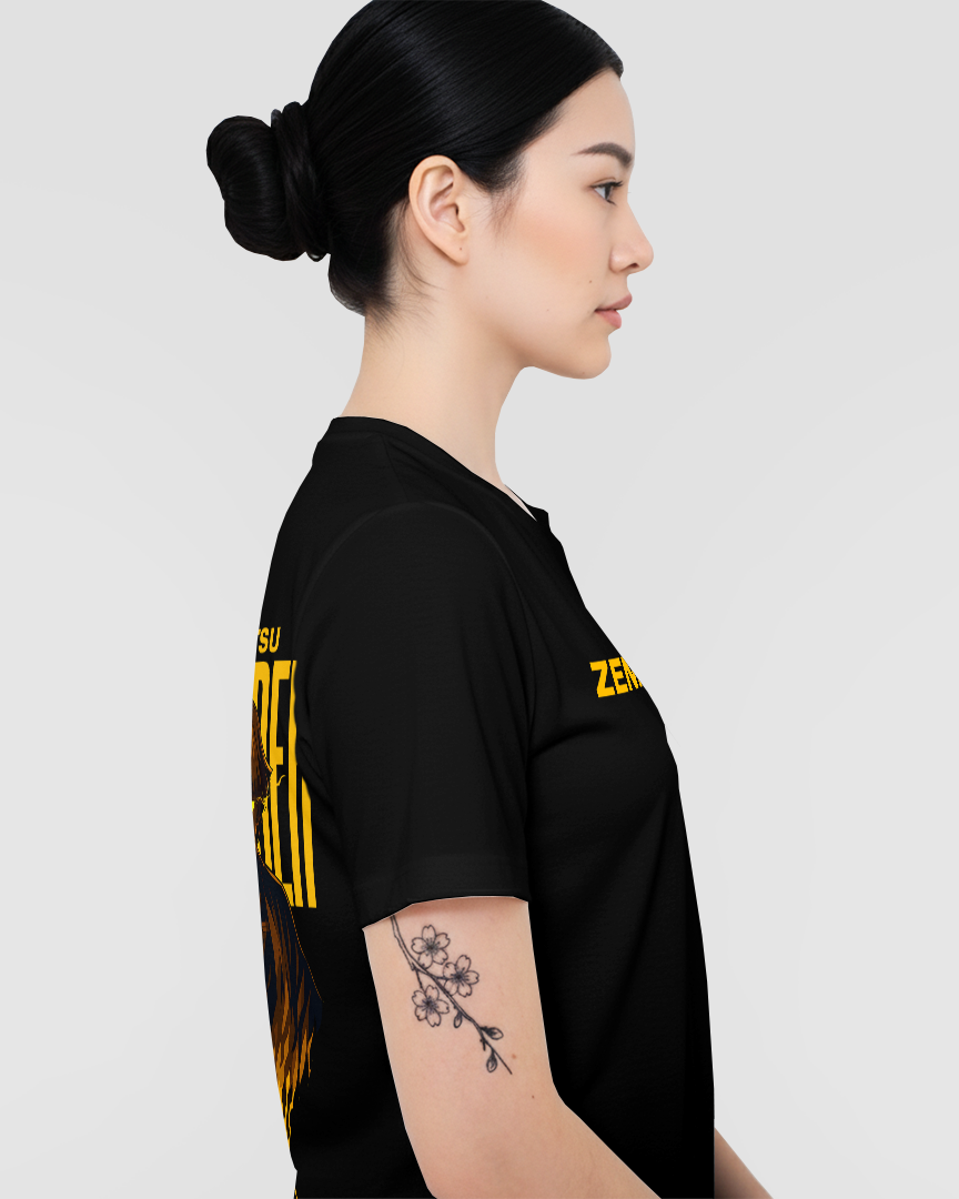 Camiseta Kimetsu no Yaiba Zenitsu Relampago Demon Slayer Unissex