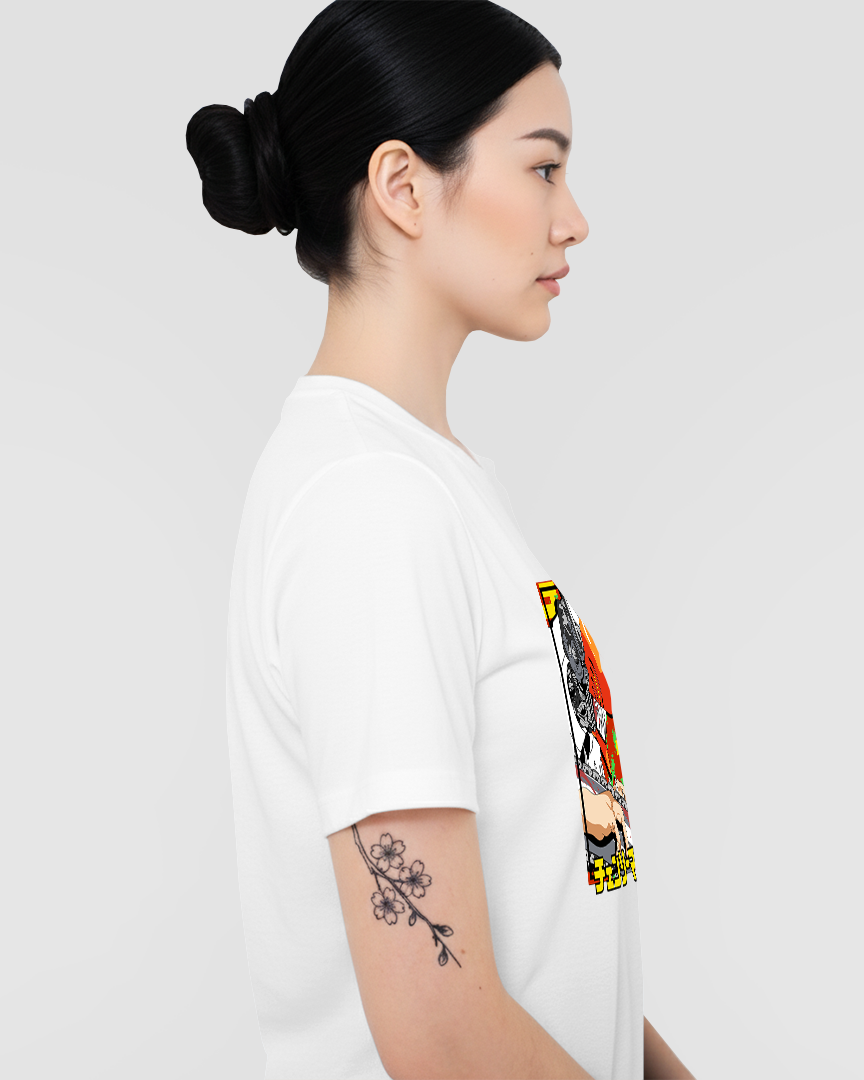 Camiseta Chainsaw Man Motosserra Unissex