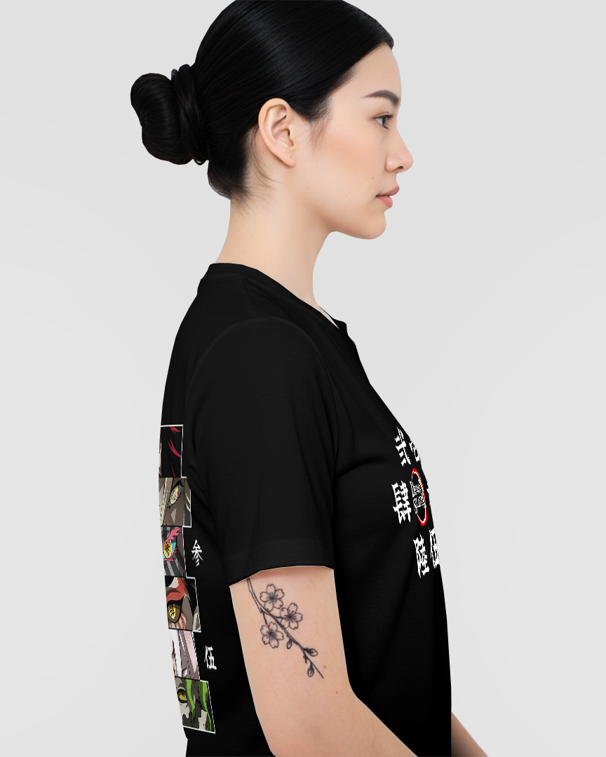 Camiseta Kimetsu no Yaiba Kajins Demon Slayer Unissex