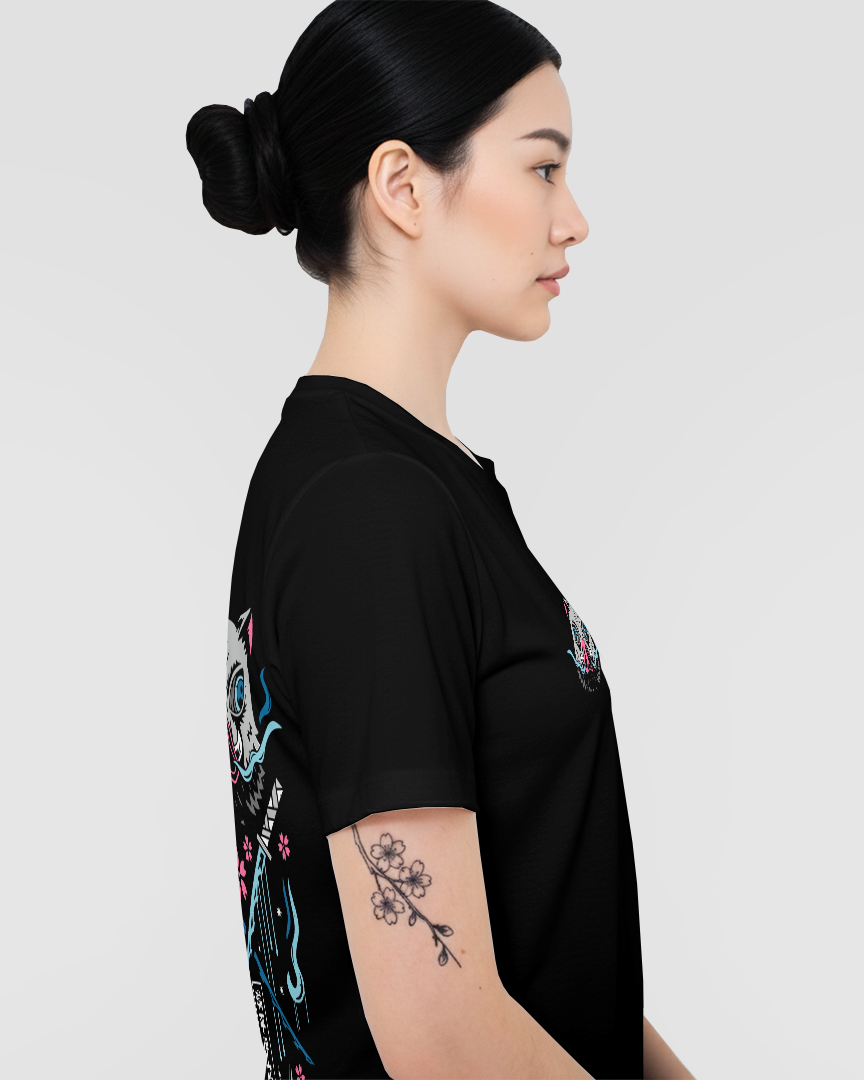 Camiseta Kimetsu no Yaiba Inosuke Espadas Demon Slayer Unissex