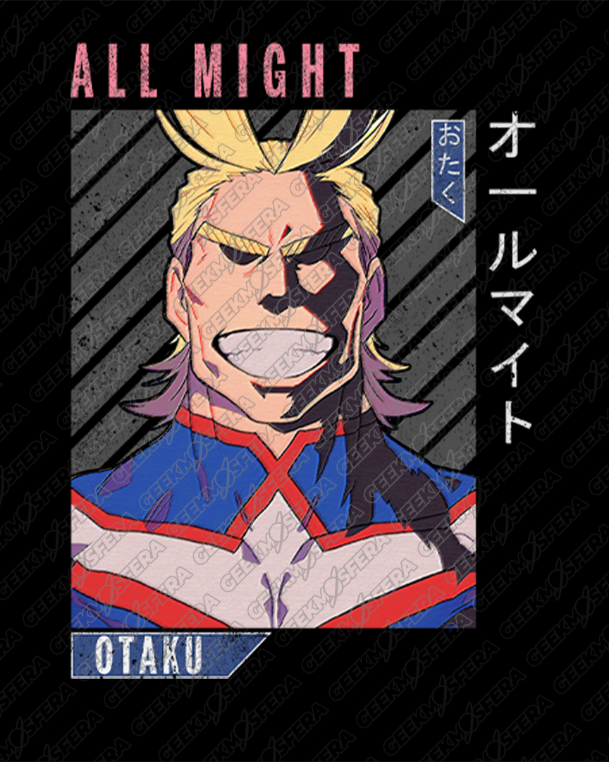 Camiseta Boku no hero All Might Unissex