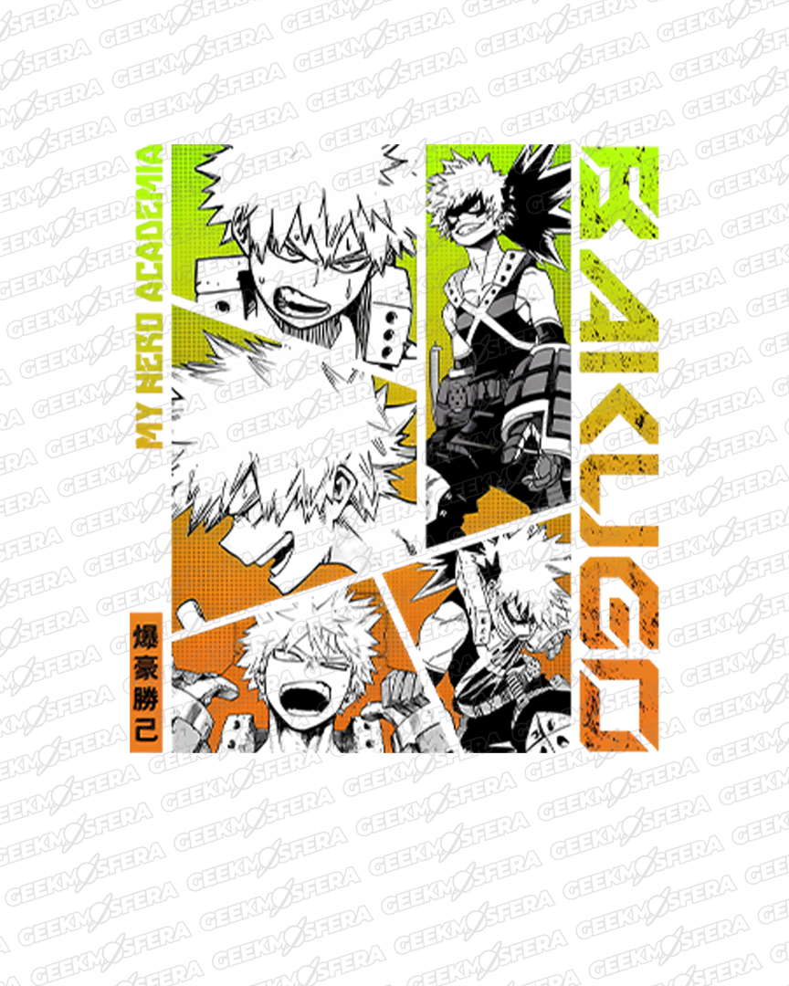 Moletom Canguru Boku No Hero Bakugo Explosion PTO Unissex