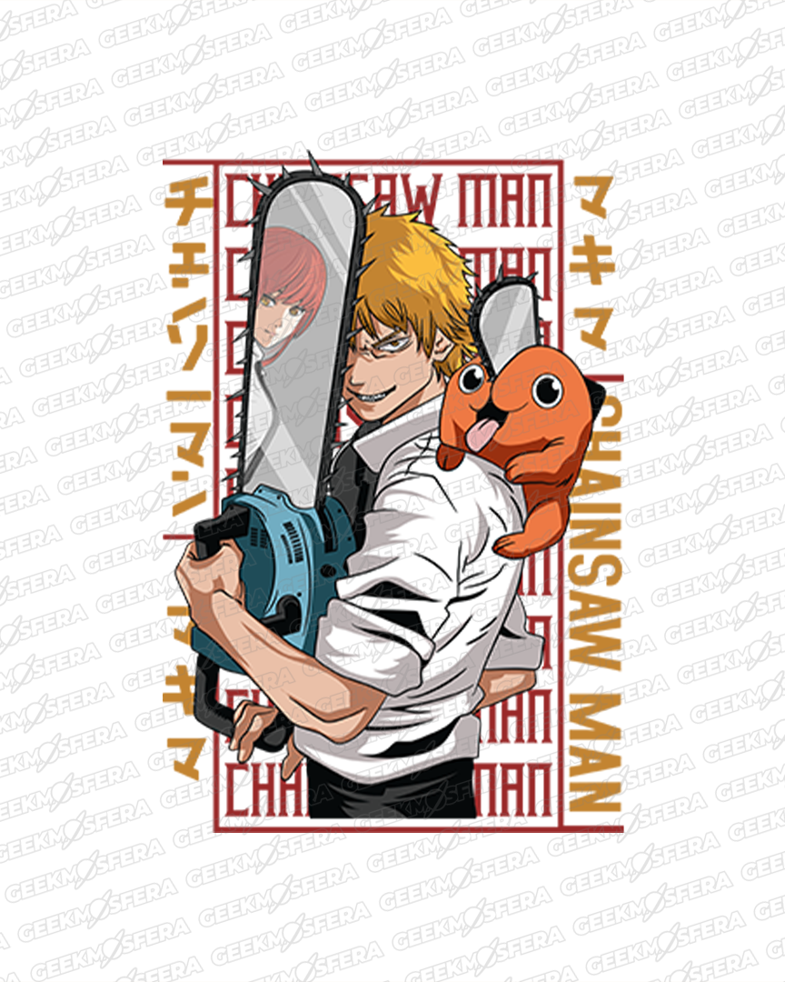Moletom Canguru Chainsaw Man Unissex
