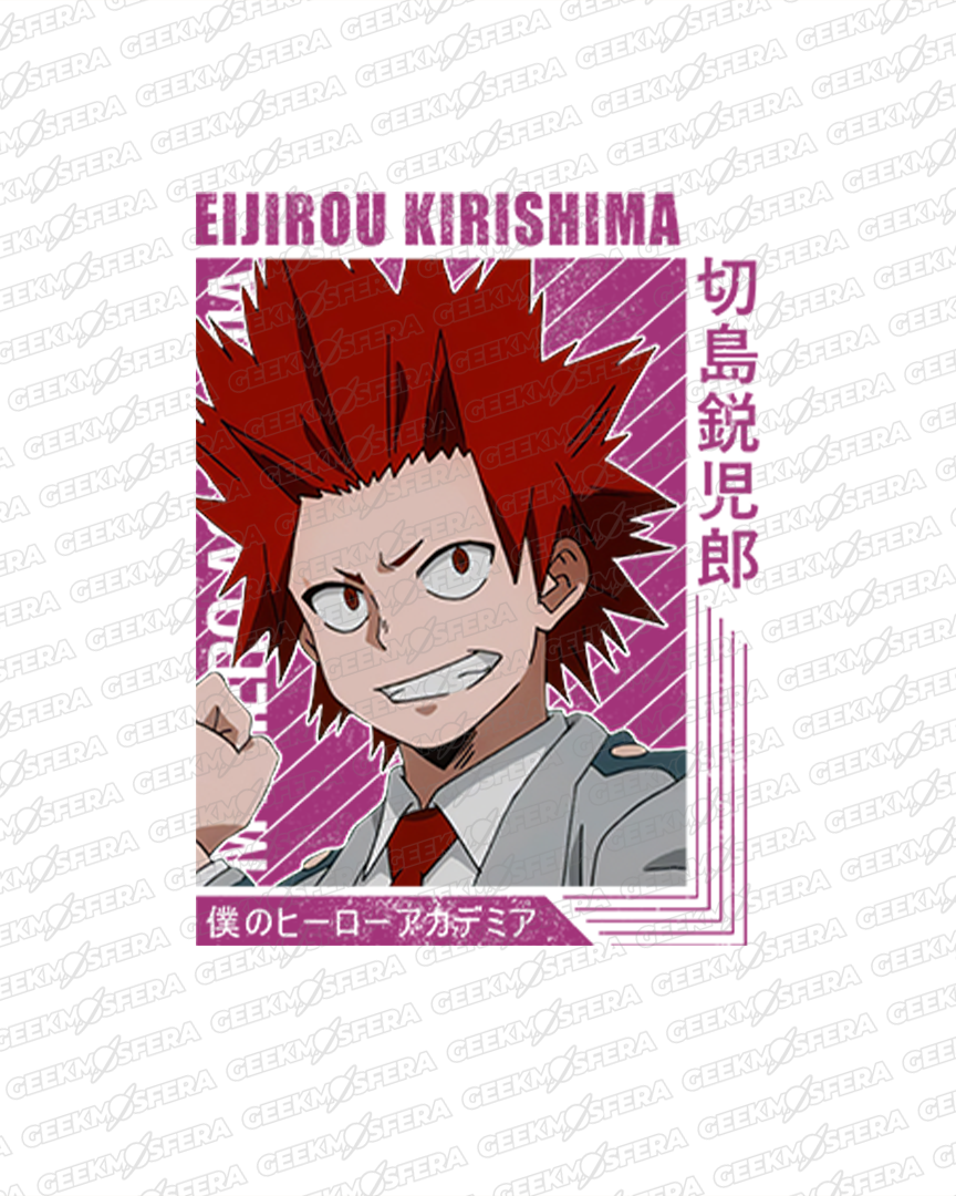 Moletom Canguru Boku No Hero Eijirou Kirishima 4 Unissex