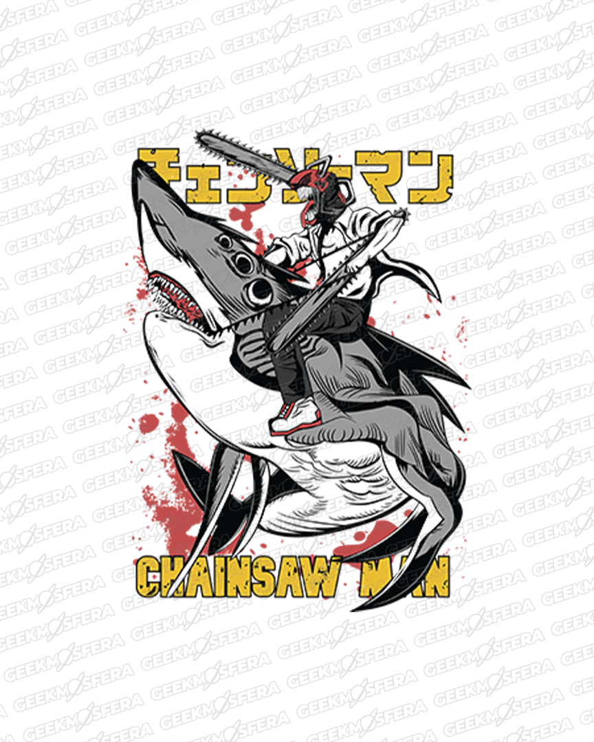 Camiseta Chainsaw Man denji Kill Beam Unissex