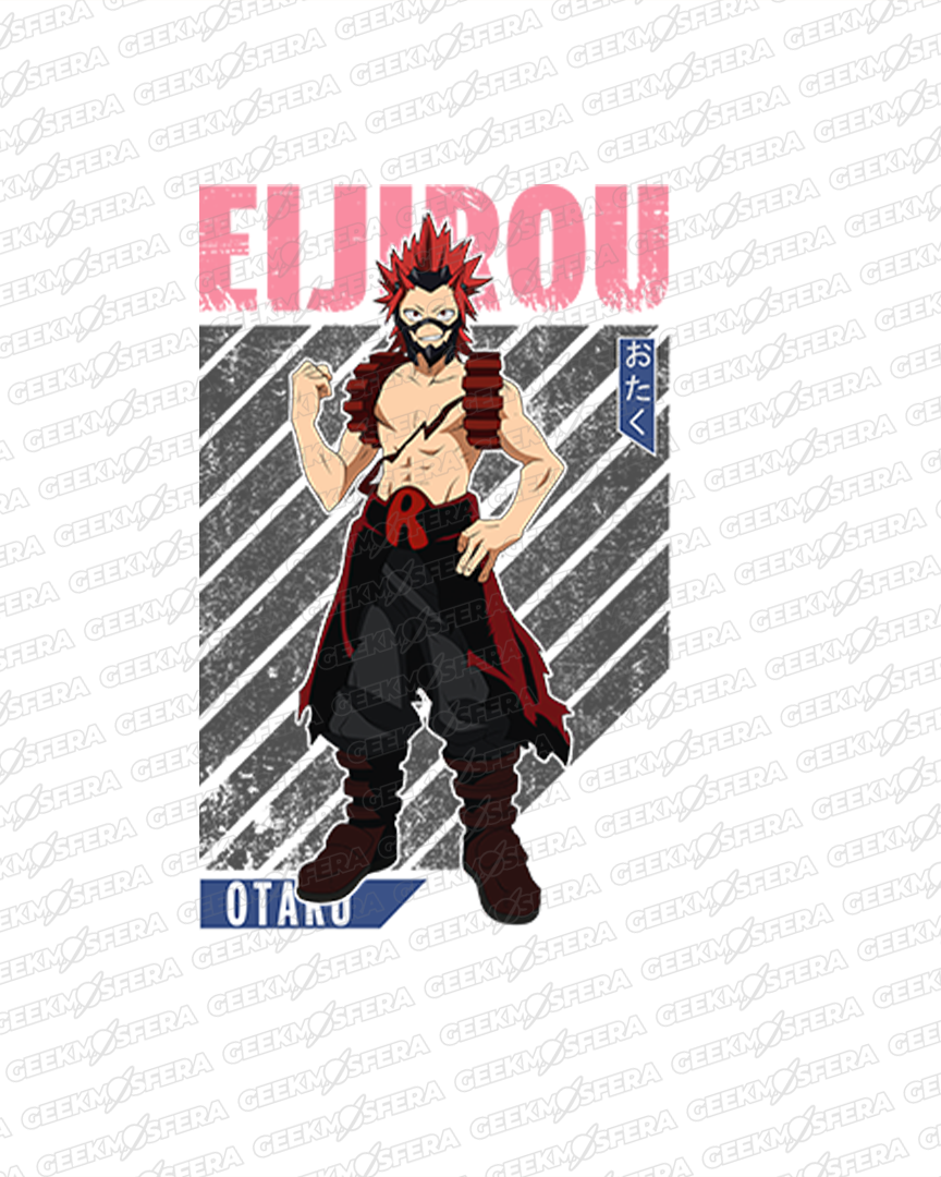 Camiseta Boku no hero Eijirou kirishima Hard Unissex