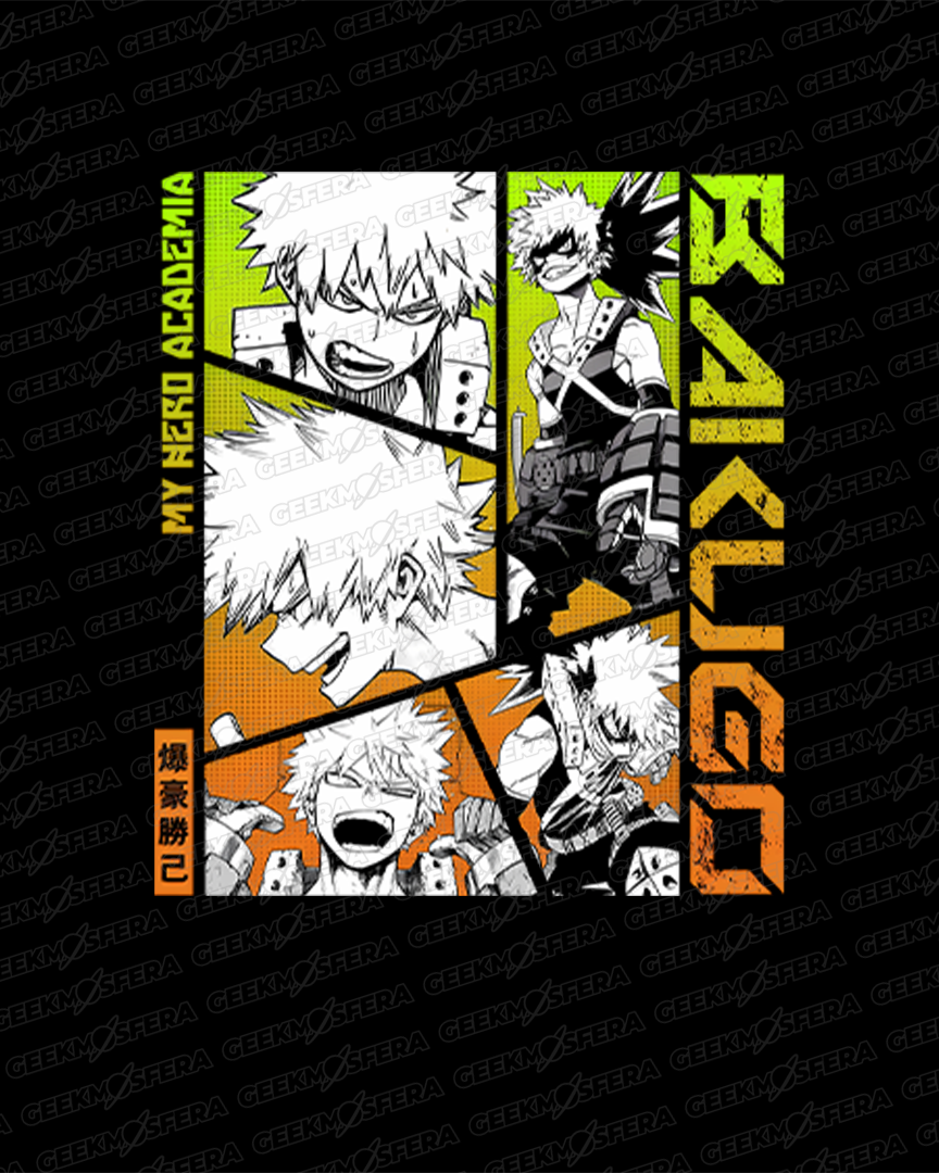 Moletom Canguru Boku No Hero Bakugo Explosion PTO Unissex