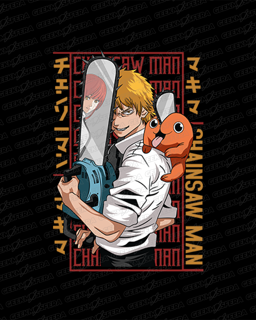 Camiseta Chainsaw Man Motosserra denji Unissex