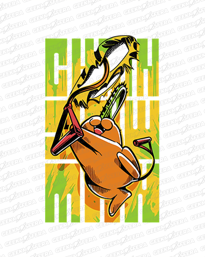 Moletom Canguru Chainsaw Man Pochita Chainsaw Unissex