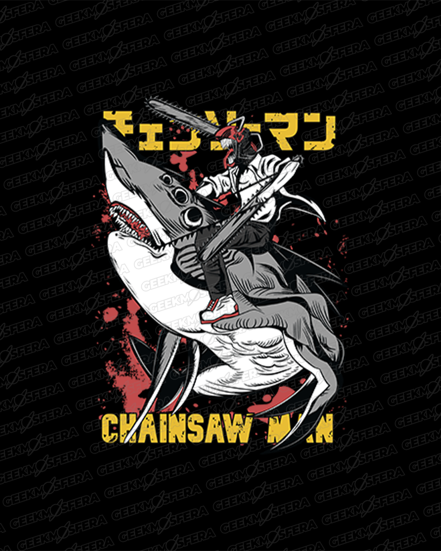 Camiseta Chainsaw Man denji Kill Beam Unissex