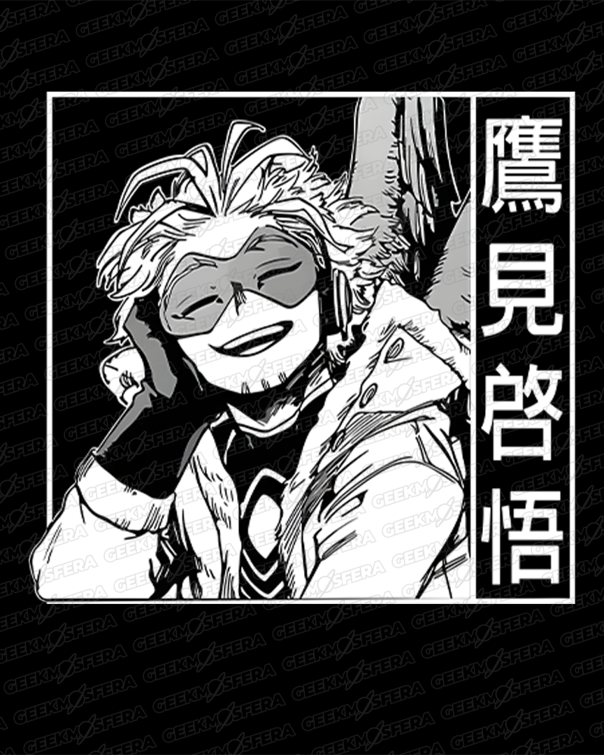 Moletom Canguru Boku No Hero HAWKS BNHA Unissex