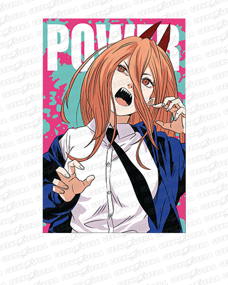 Moletom Canguru Chainsaw Man Makima Power 04 Unissex