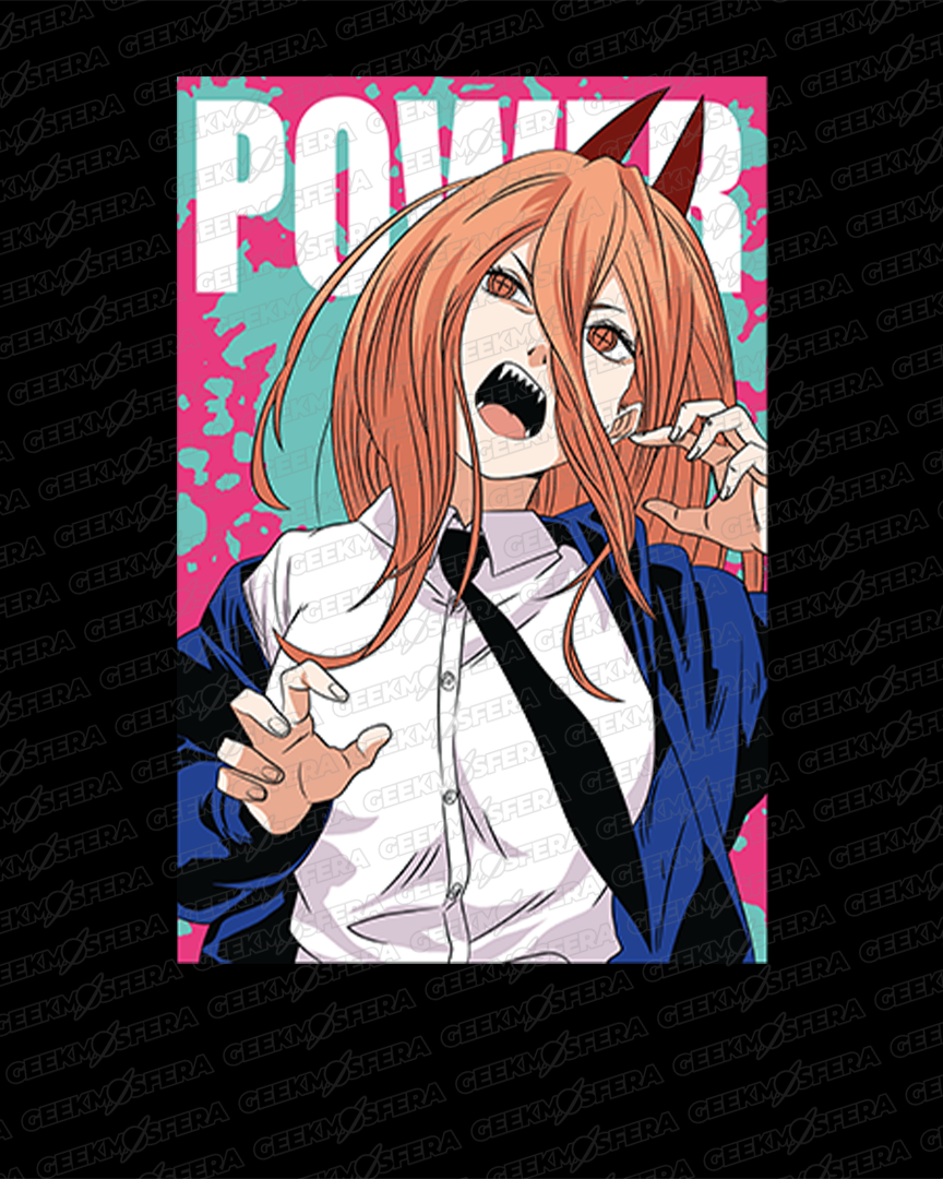 Moletom Canguru Chainsaw Man Makima Power 04 Unissex