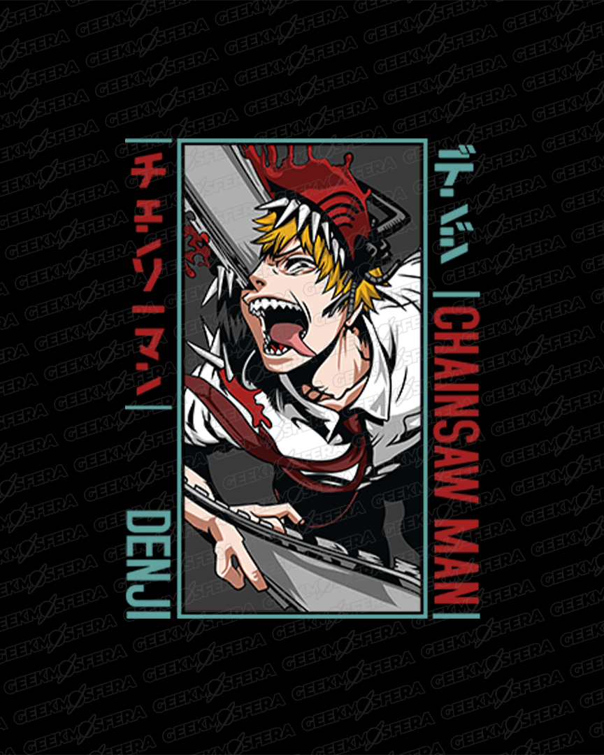 Camiseta Chainsaw Man Denji Transformation Unissex