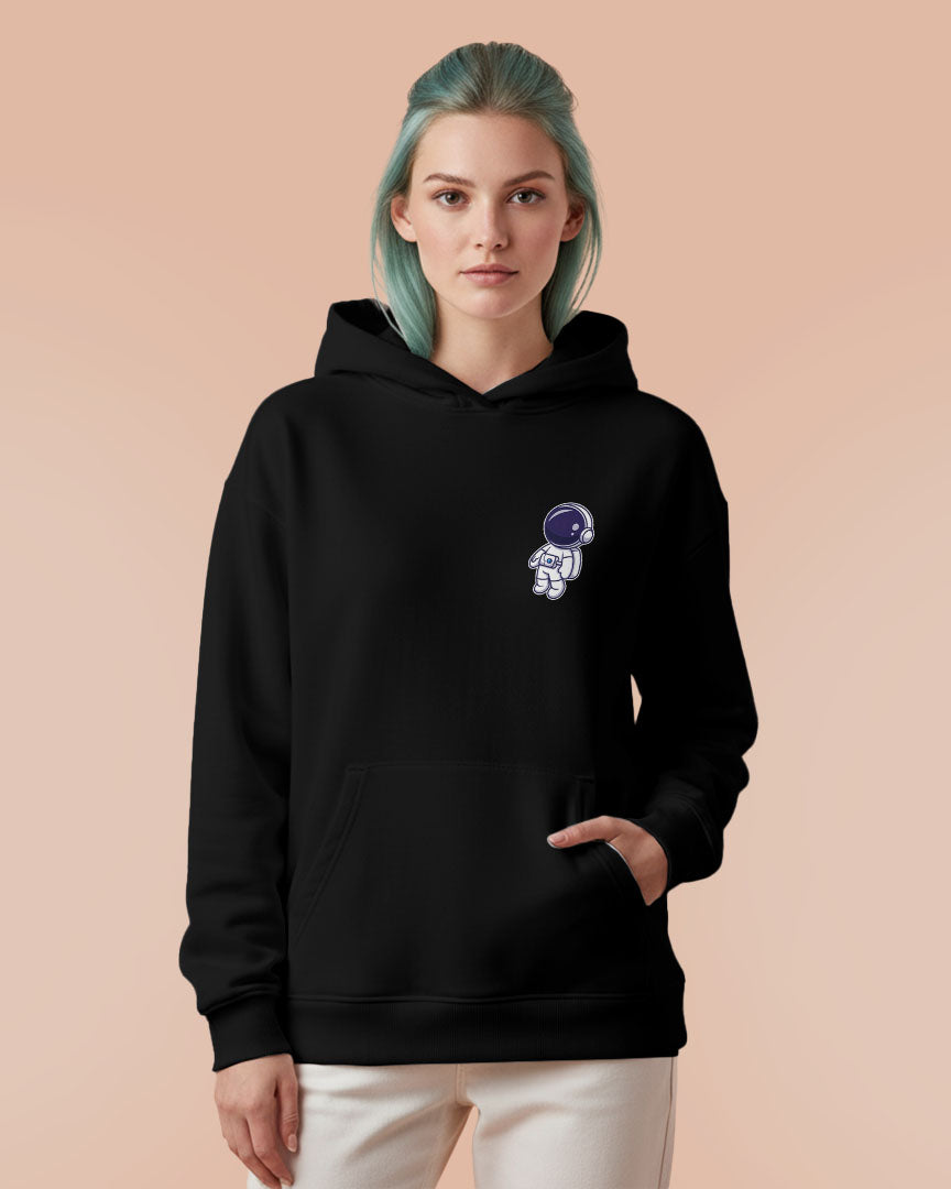 Moletom Canguru Astronomia Astronauta Pequeno Unissex