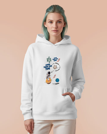 Moletom Canguru Astronomia Astronauta Saturno Unissex