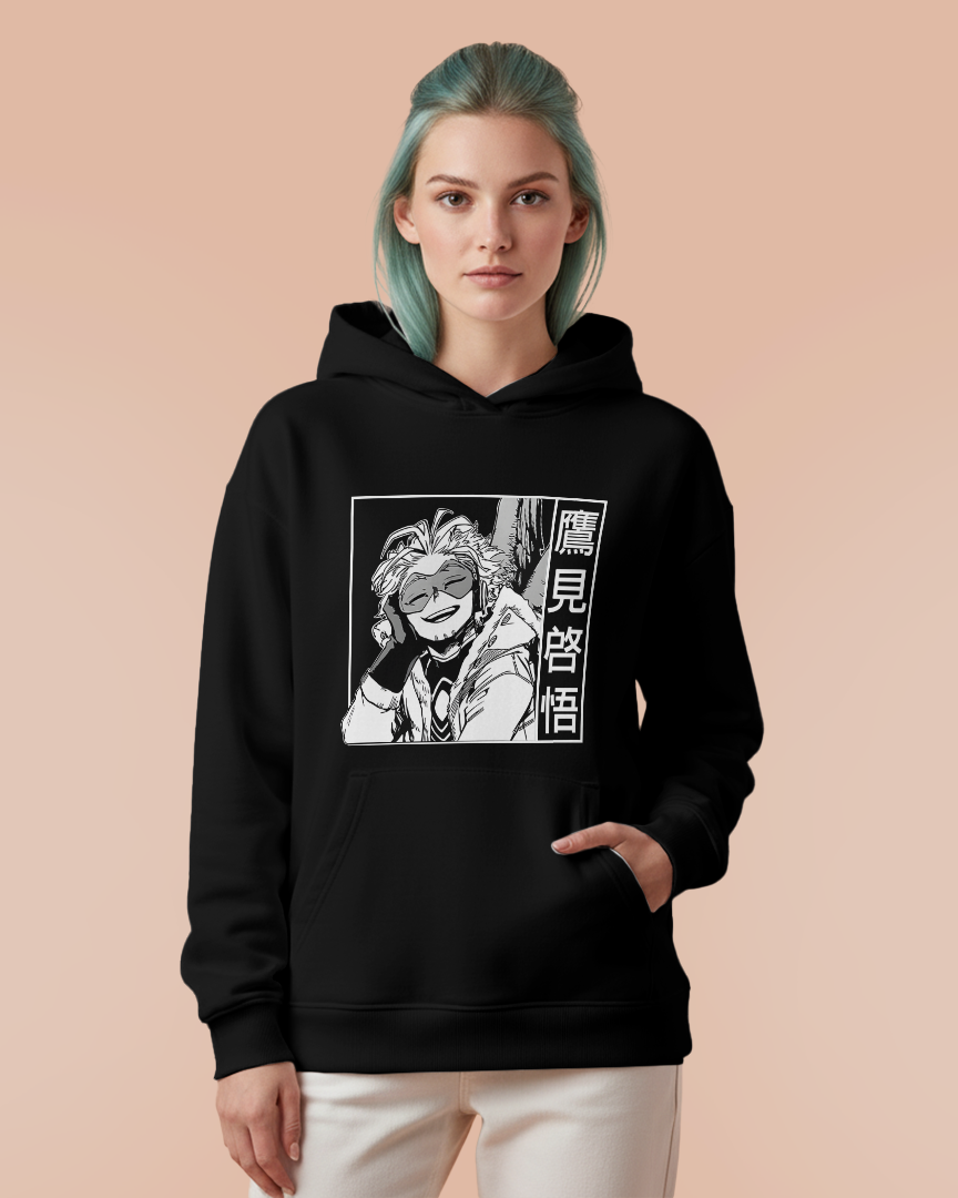 Moletom Canguru Boku No Hero HAWKS BNHA Unissex