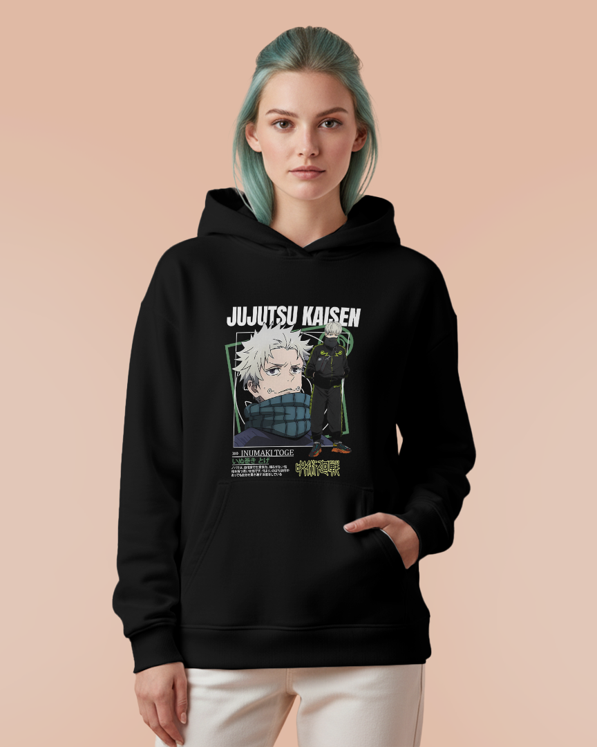 Moletom Canguru Jujutsu Kaisen Inumaki Unissex
