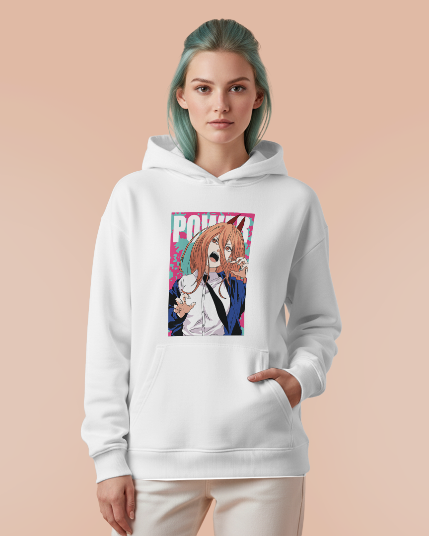 Moletom Canguru Chainsaw Man Makima Power 04 Unissex