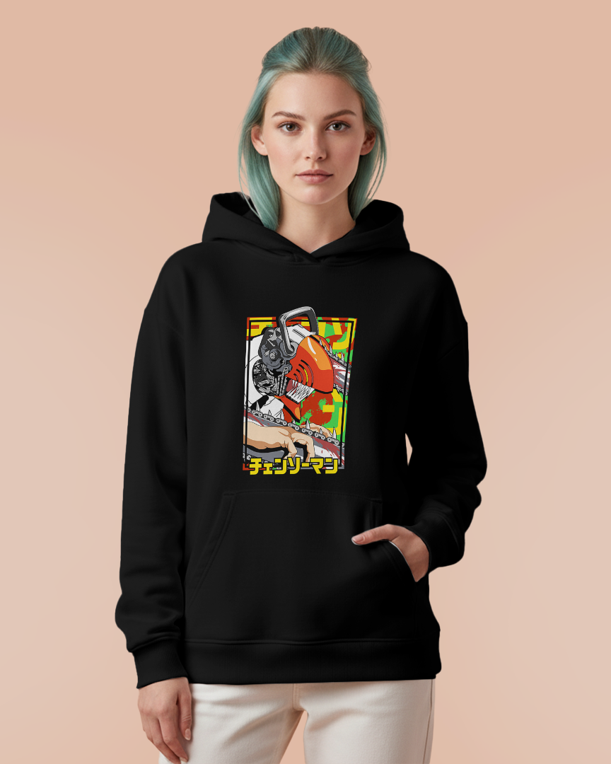 Moletom Canguru Chainsaw Man Extra Unissex