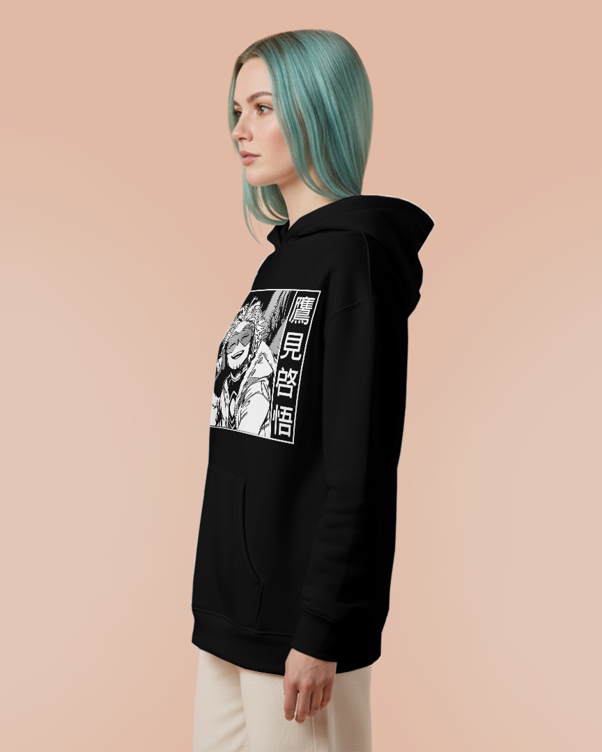 Moletom Canguru Boku No Hero HAWKS BNHA Unissex