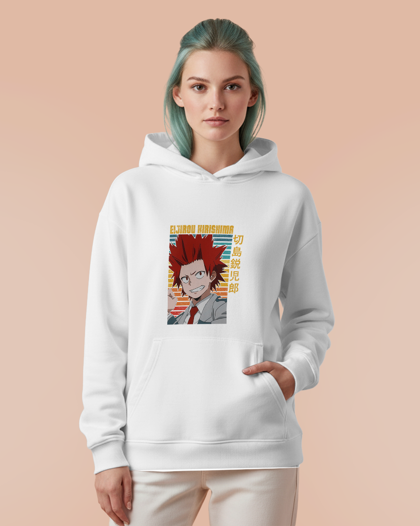 Moletom Canguru Boku No Hero Eijirou Kirishima Unissex