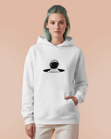 Moletom Canguru Astronomia Astronauta Buraco Unissex